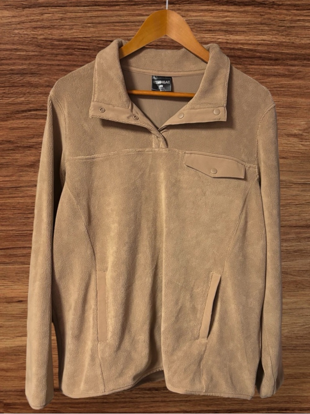 32° Degrees Heat Light Brown Cozy Pullover